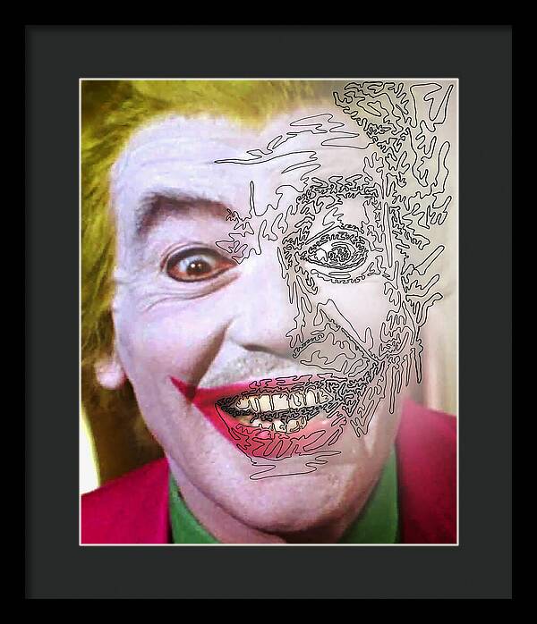 Super Villian 1 - Framed Print