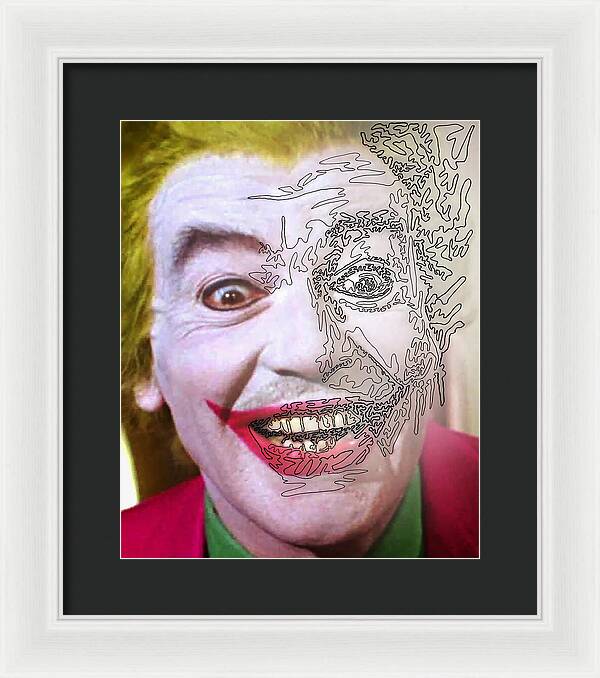 Super Villian 1 - Framed Print