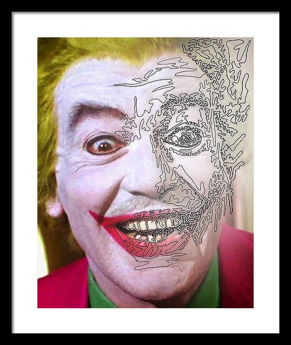 Super Villian 1 - Framed Print