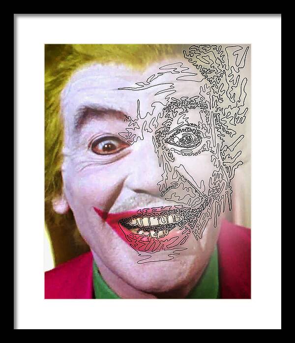 Super Villian 1 - Framed Print