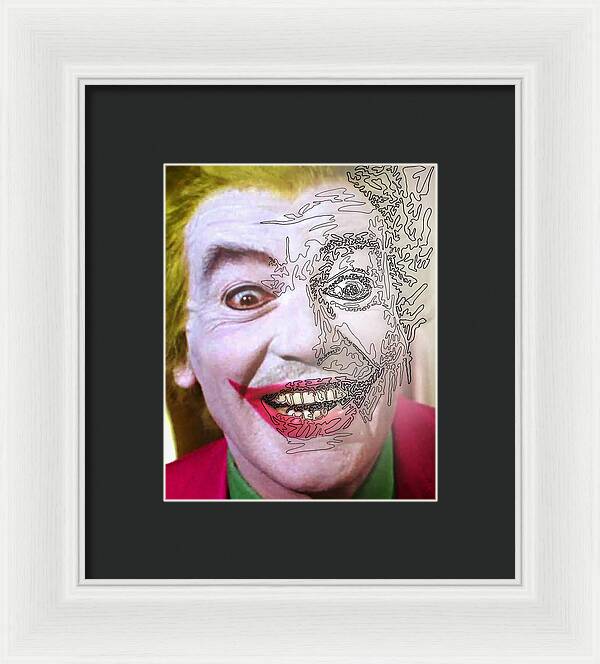 Super Villian 1 - Framed Print