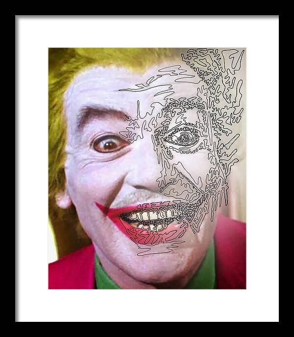 Super Villian 1 - Framed Print