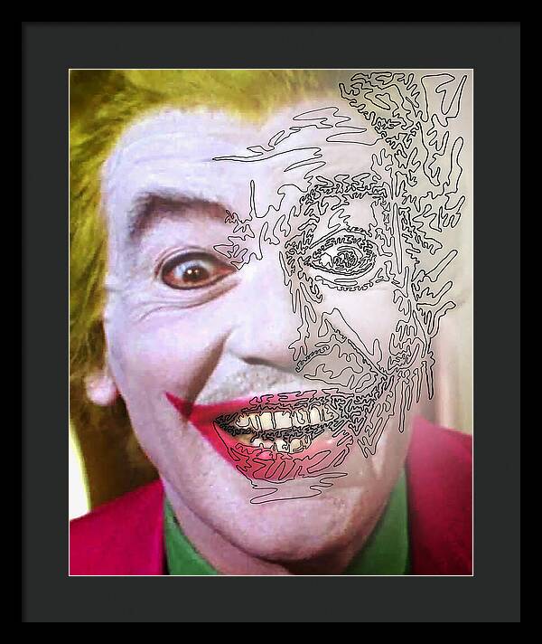Super Villian 1 - Framed Print
