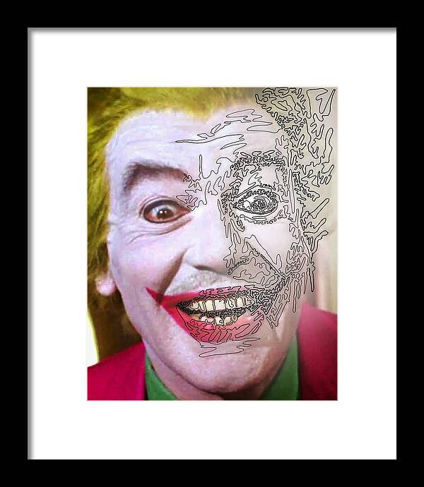 Super Villian 1 - Framed Print