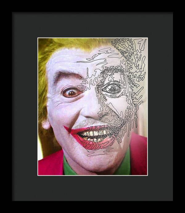 Super Villian 1 - Framed Print
