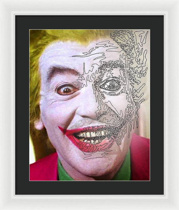 Super Villian 1 - Framed Print