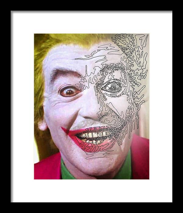 Super Villian 1 - Framed Print