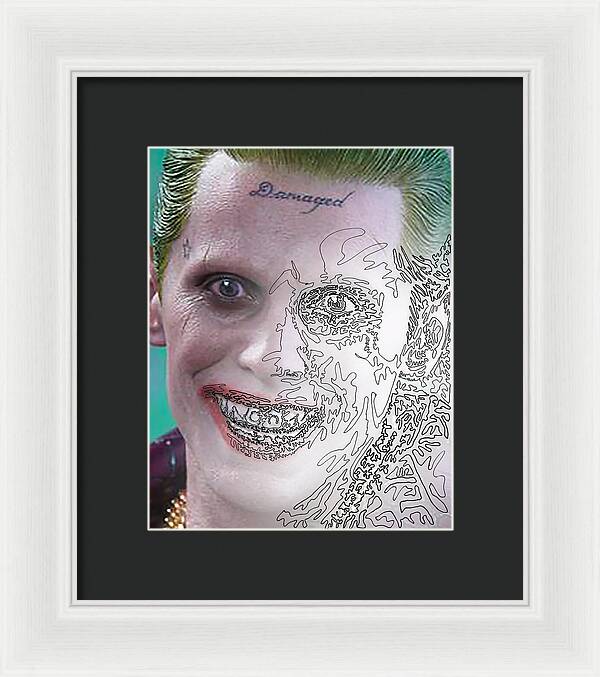 Super Villian 3 - Framed Print