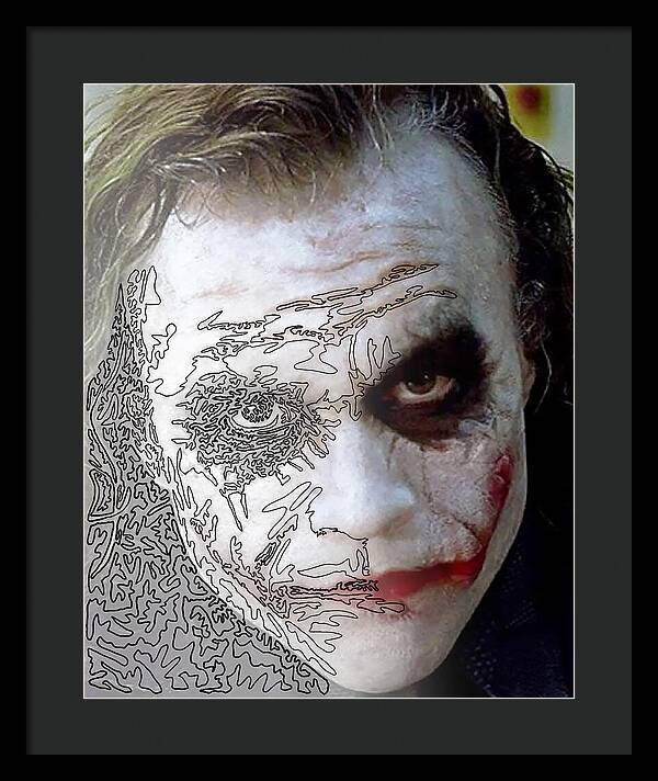 Super Villian 4 - Framed Print