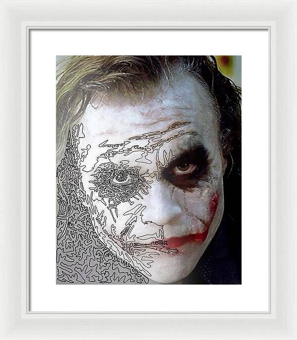 Super Villian 4 - Framed Print