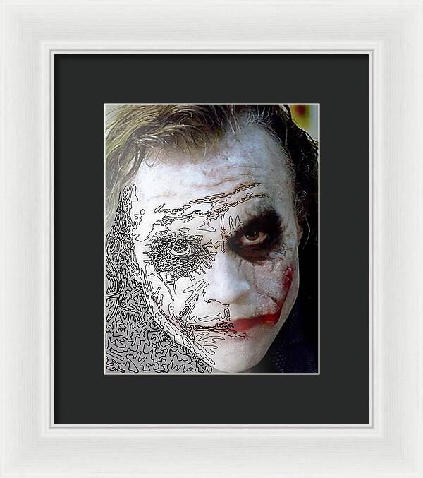 Super Villian 4 - Framed Print