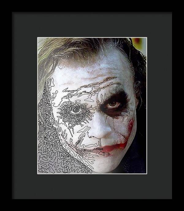 Super Villian 4 - Framed Print