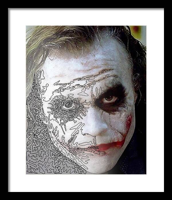 Super Villian 4 - Framed Print