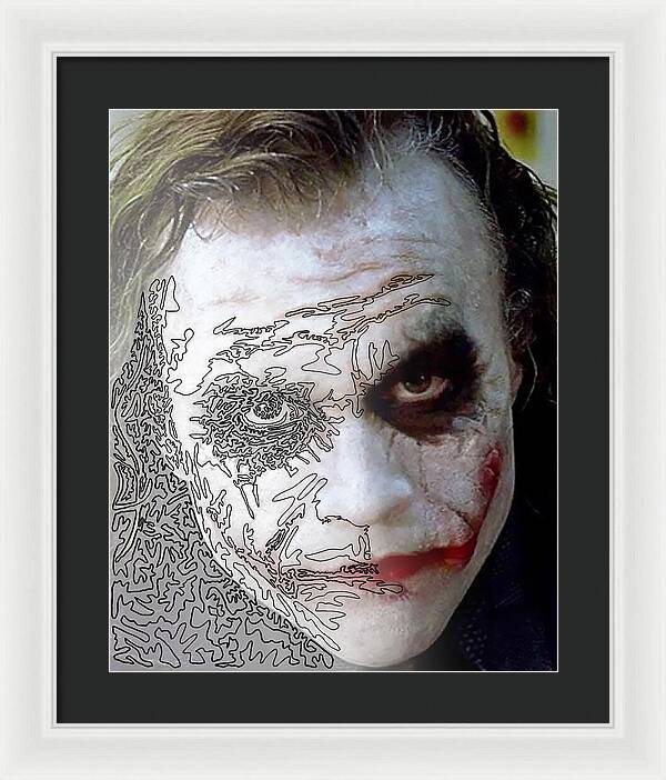 Super Villian 4 - Framed Print