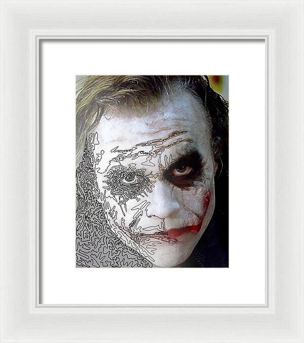 Super Villian 4 - Framed Print