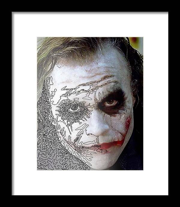 Super Villian 4 - Framed Print
