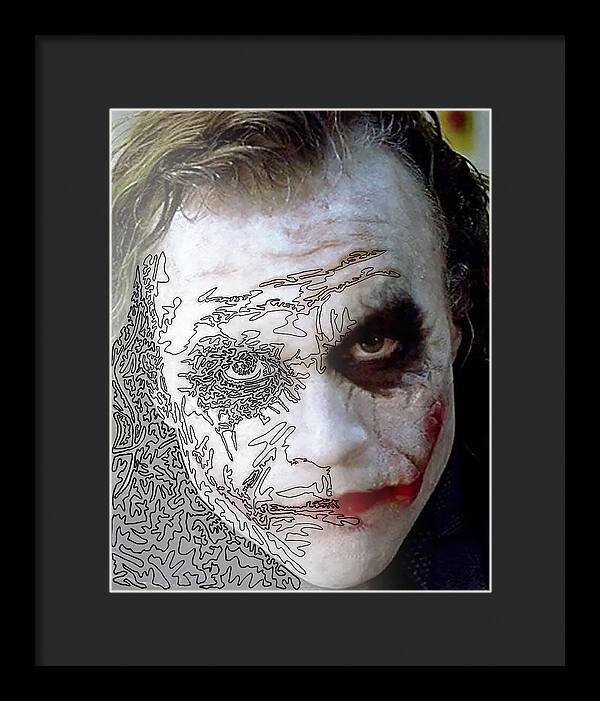 Super Villian 4 - Framed Print
