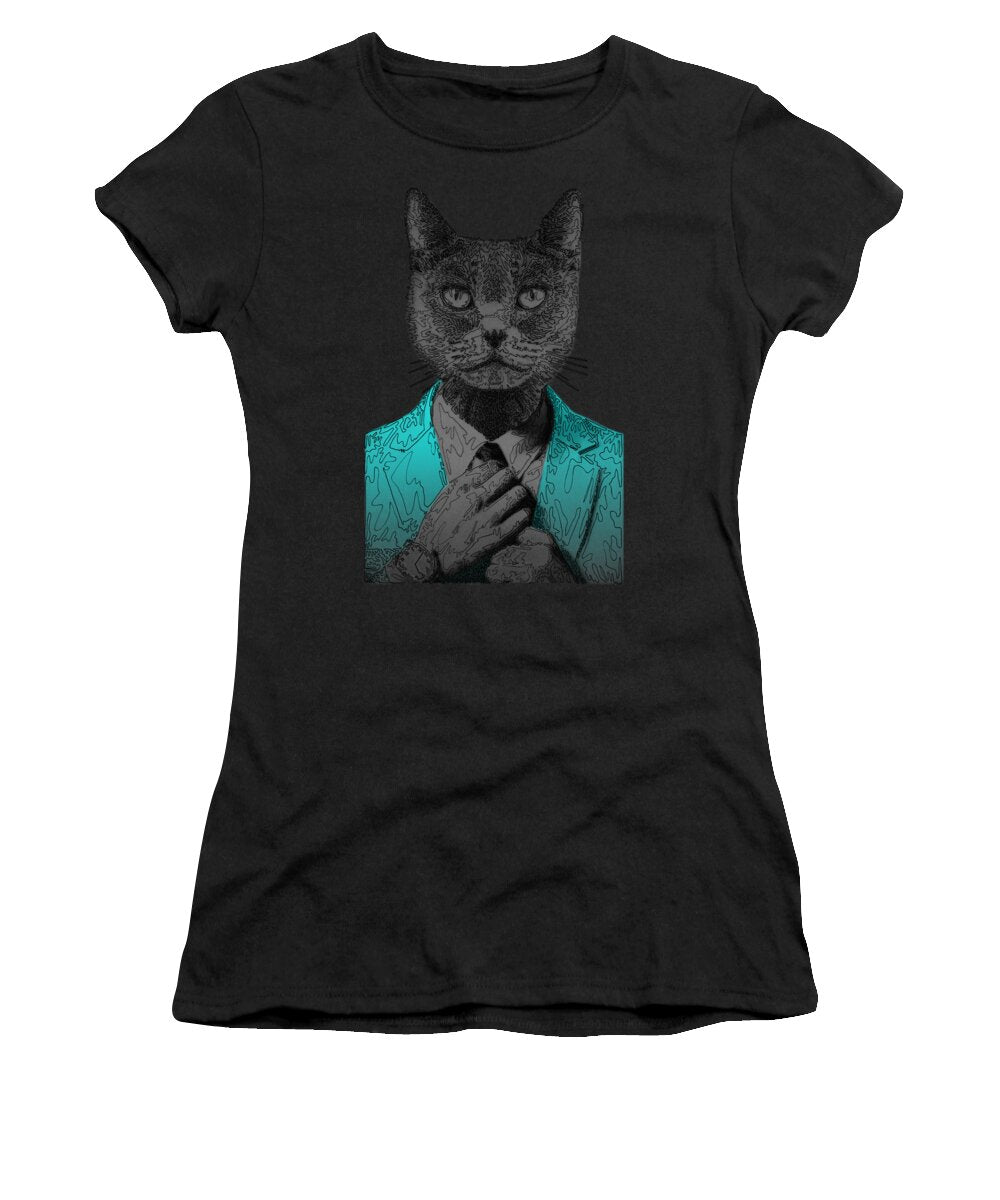 CYAN Cool Cat - Women's T-Shirt