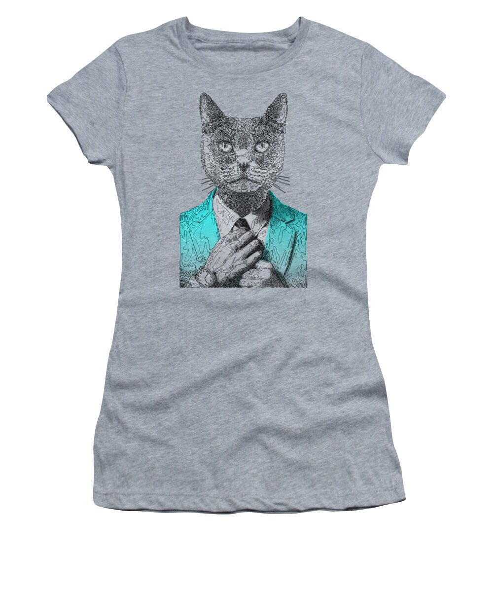 CYAN Cool Cat - Women's T-Shirt