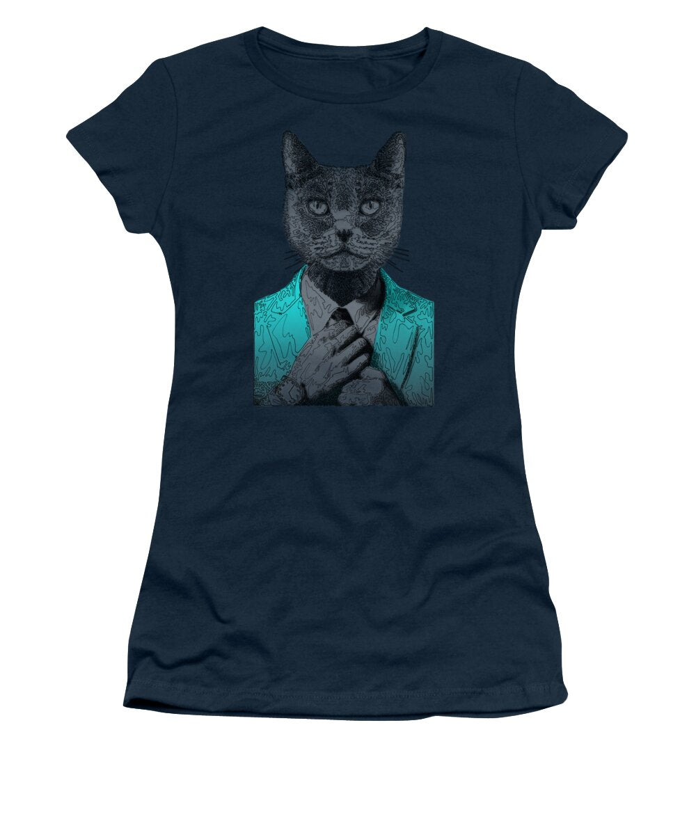 CYAN Cool Cat - Women's T-Shirt