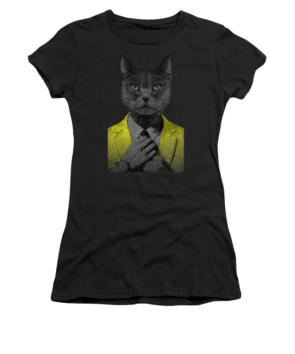 YELLOW Cool Cat - Women's T-Shirt