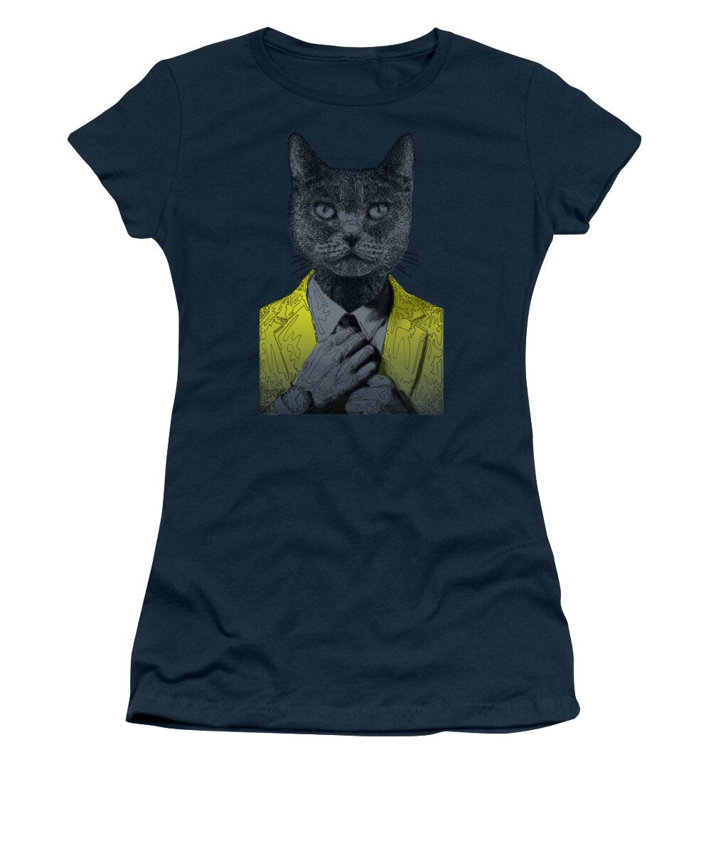 YELLOW Cool Cat - Women's T-Shirt