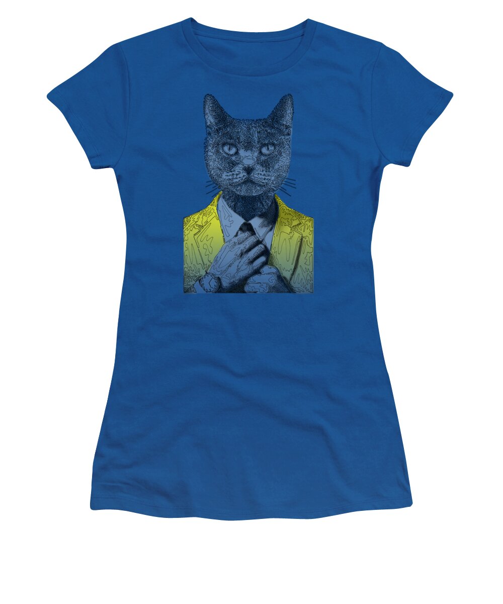 YELLOW Cool Cat - Women's T-Shirt
