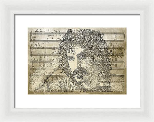 Frank Zappa - Framed Print
