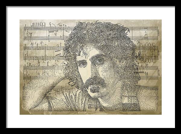 Frank Zappa - Framed Print