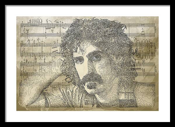 Frank Zappa - Framed Print