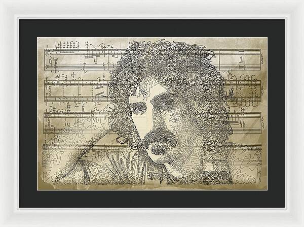 Frank Zappa - Framed Print