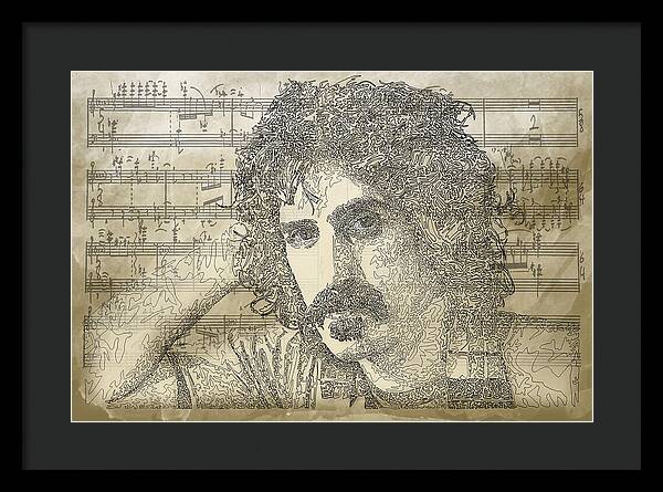 Frank Zappa - Framed Print