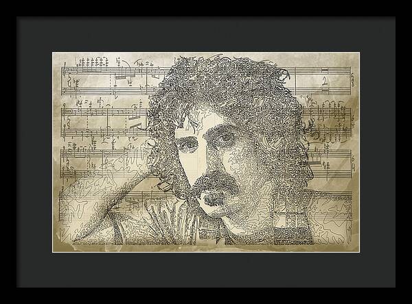Frank Zappa - Framed Print