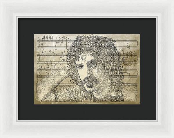 Frank Zappa - Framed Print