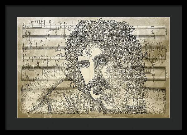 Frank Zappa - Framed Print