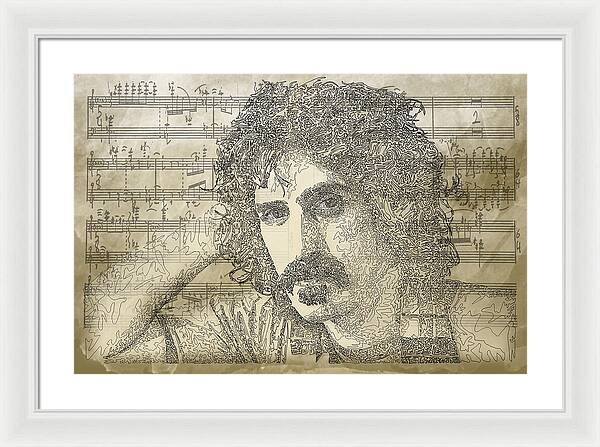 Frank Zappa - Framed Print