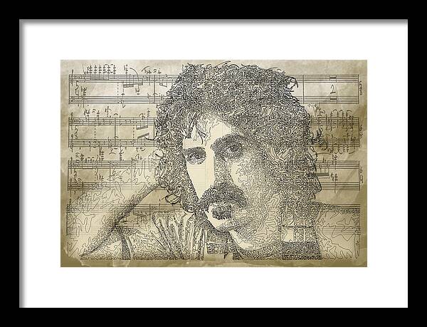 Frank Zappa - Framed Print