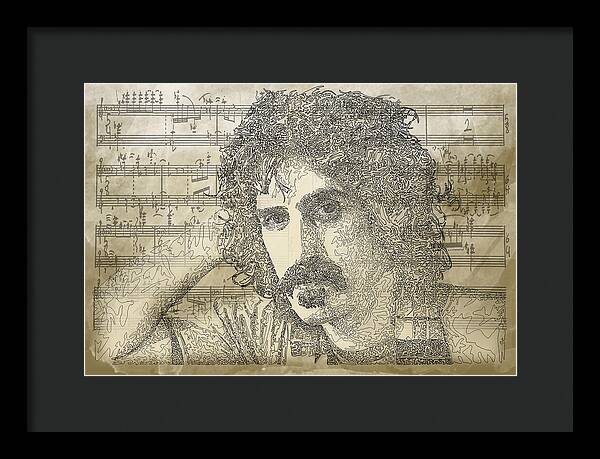 Frank Zappa - Framed Print