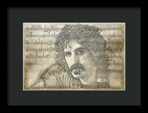 Frank Zappa - Framed Print