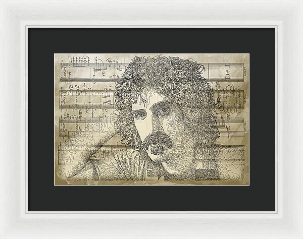 Frank Zappa - Framed Print